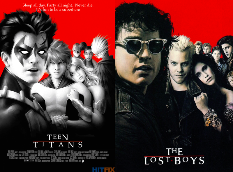 Illustration for article titled Your Favorite DC Superheroes, Drawn Into Famous Movie Posters